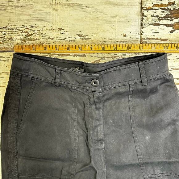 J. Crew Drapey Viscose-blend Twill Pants Size 2 High Rise Black Preppy NWT - Picture 5 of 8